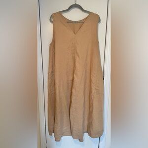 Tan Linen Dress size XL